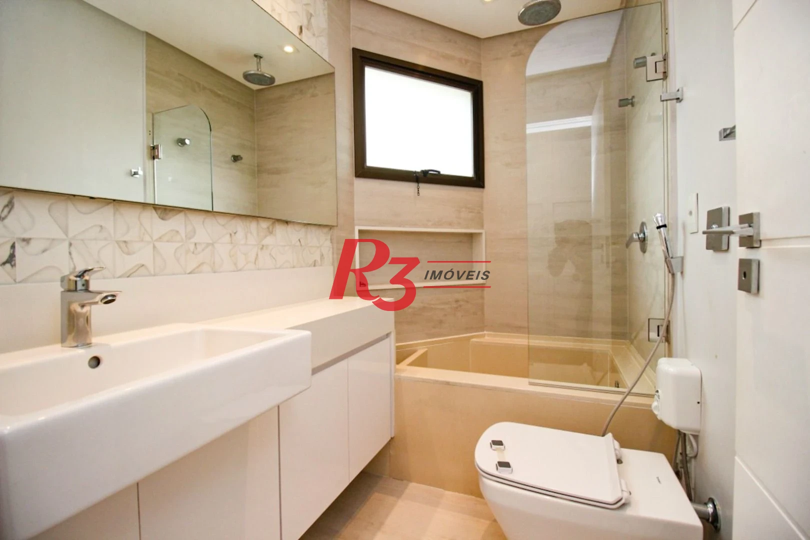 Apartamento com 4 suítes para alugar, 282 m² - Aparecida - Santos/SP