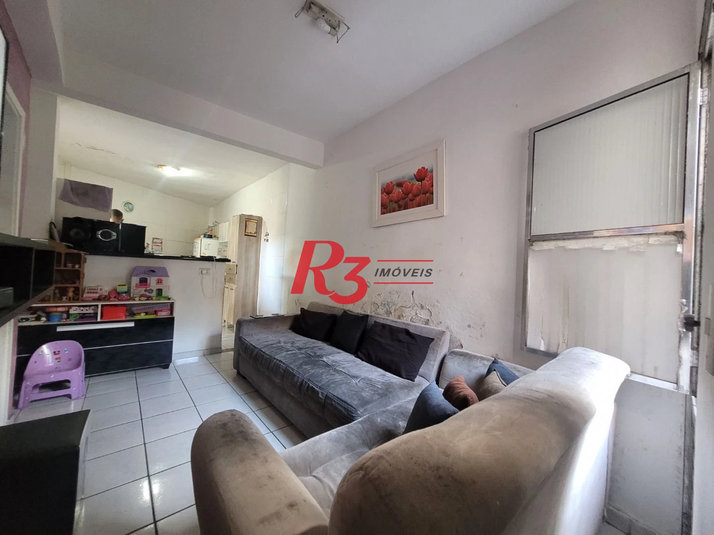 Casa com 3 dormitórios à venda, 223 m² - Encruzilhada - Santos/SP