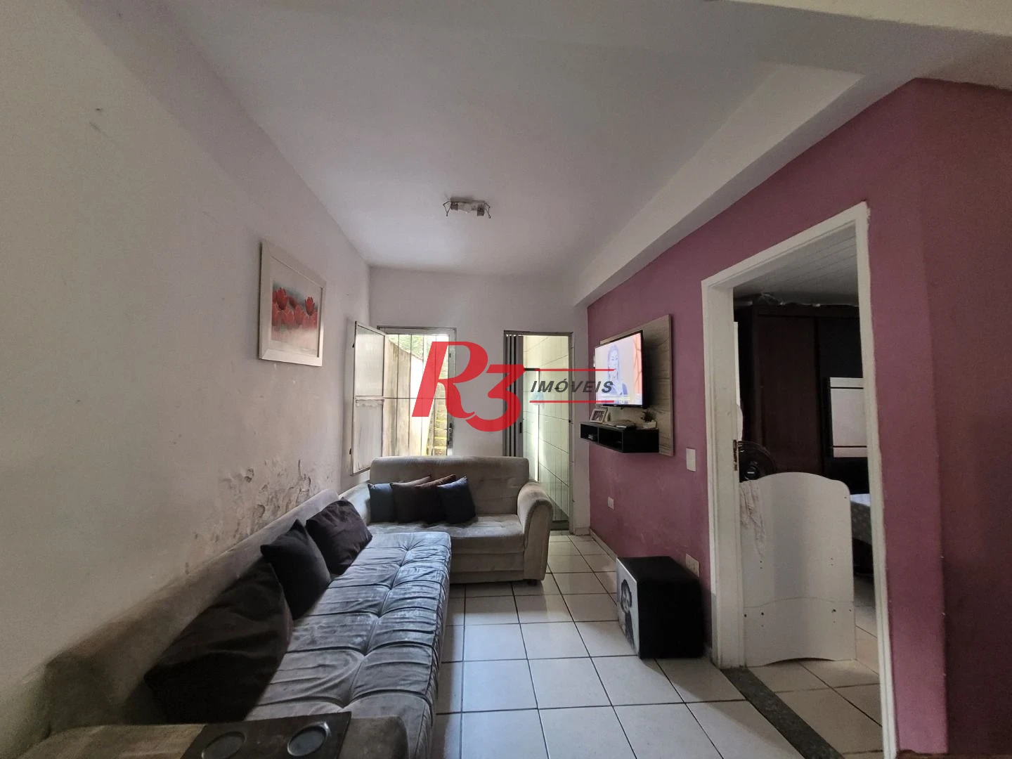 Casa com 3 dormitórios à venda, 223 m² - Encruzilhada - Santos/SP