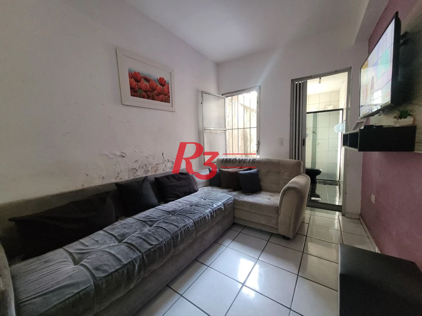 Casa com 3 dormitórios à venda, 223 m² - Encruzilhada - Santos/SP
