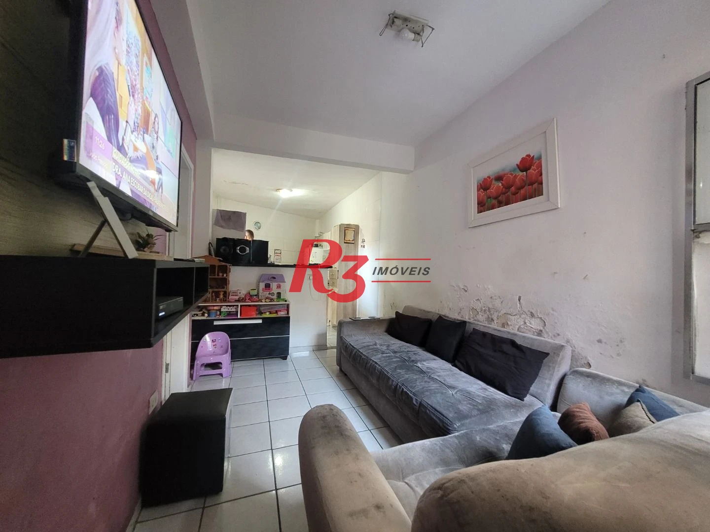 Casa com 3 dormitórios à venda, 223 m² - Encruzilhada - Santos/SP
