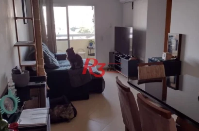 Apartamento com 2 dormitórios à venda, 87 m² - Boqueirão - Santos/SP