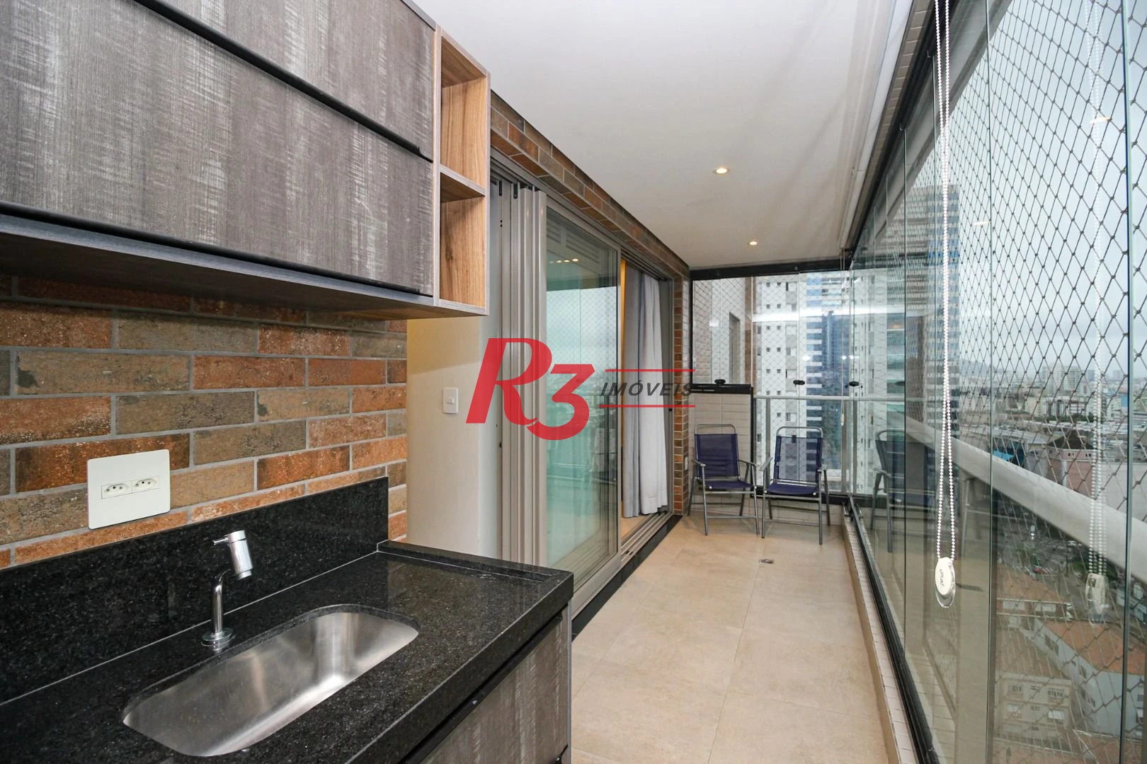 Apartamento com 1 dormitório à venda, 60 m² por R$ 799.000,00 - Aparecida - Santos/SP