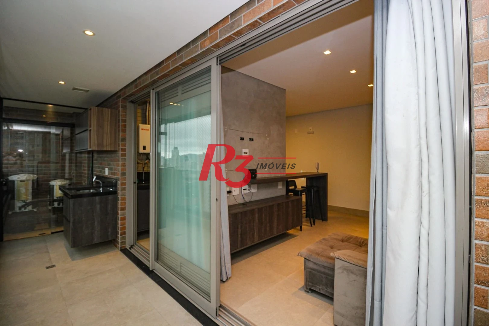 Apartamento com 1 dormitório à venda, 60 m² por R$ 799.000,00 - Aparecida - Santos/SP