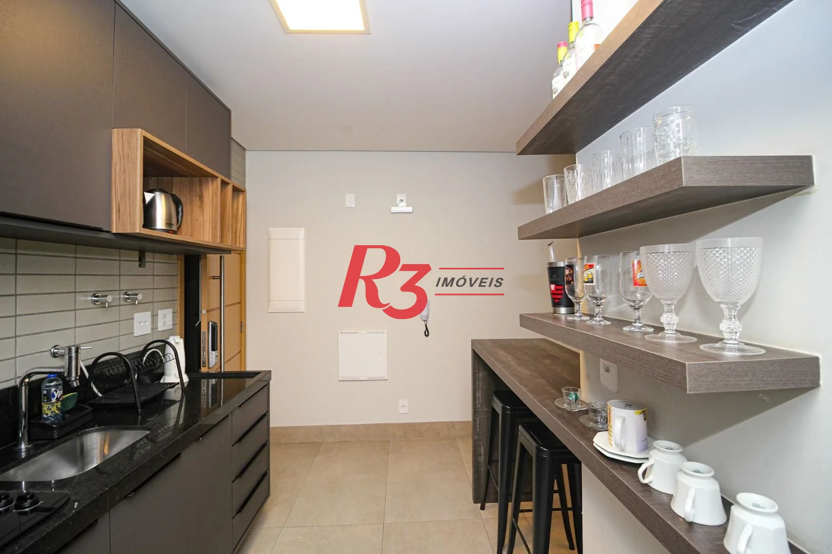 Apartamento com 1 dormitório à venda, 60 m² por R$ 799.000,00 - Aparecida - Santos/SP