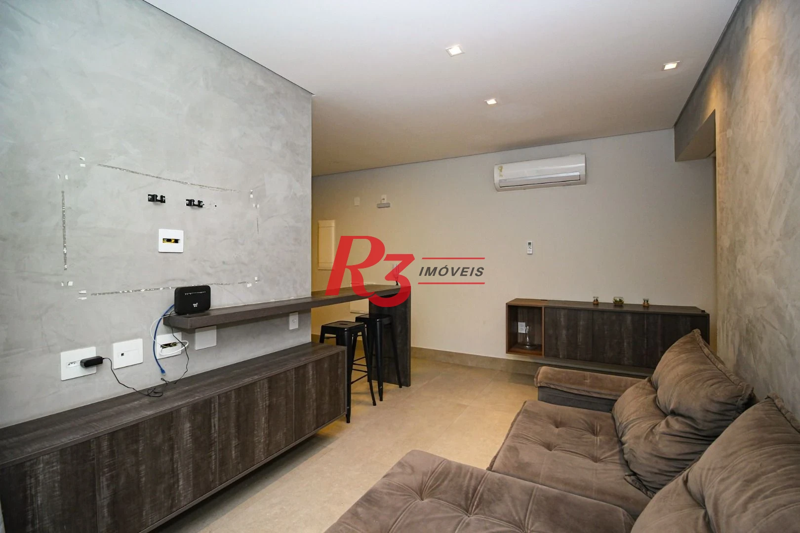 Apartamento com 1 dormitório à venda, 60 m² por R$ 799.000,00 - Aparecida - Santos/SP