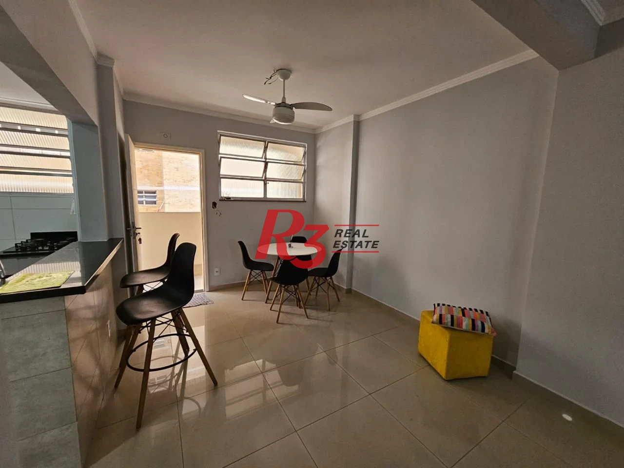 Apartamento com 1 dormitório para alugar, 63 m² por R$ 3.000,02/mês - José Menino - Santos/SP