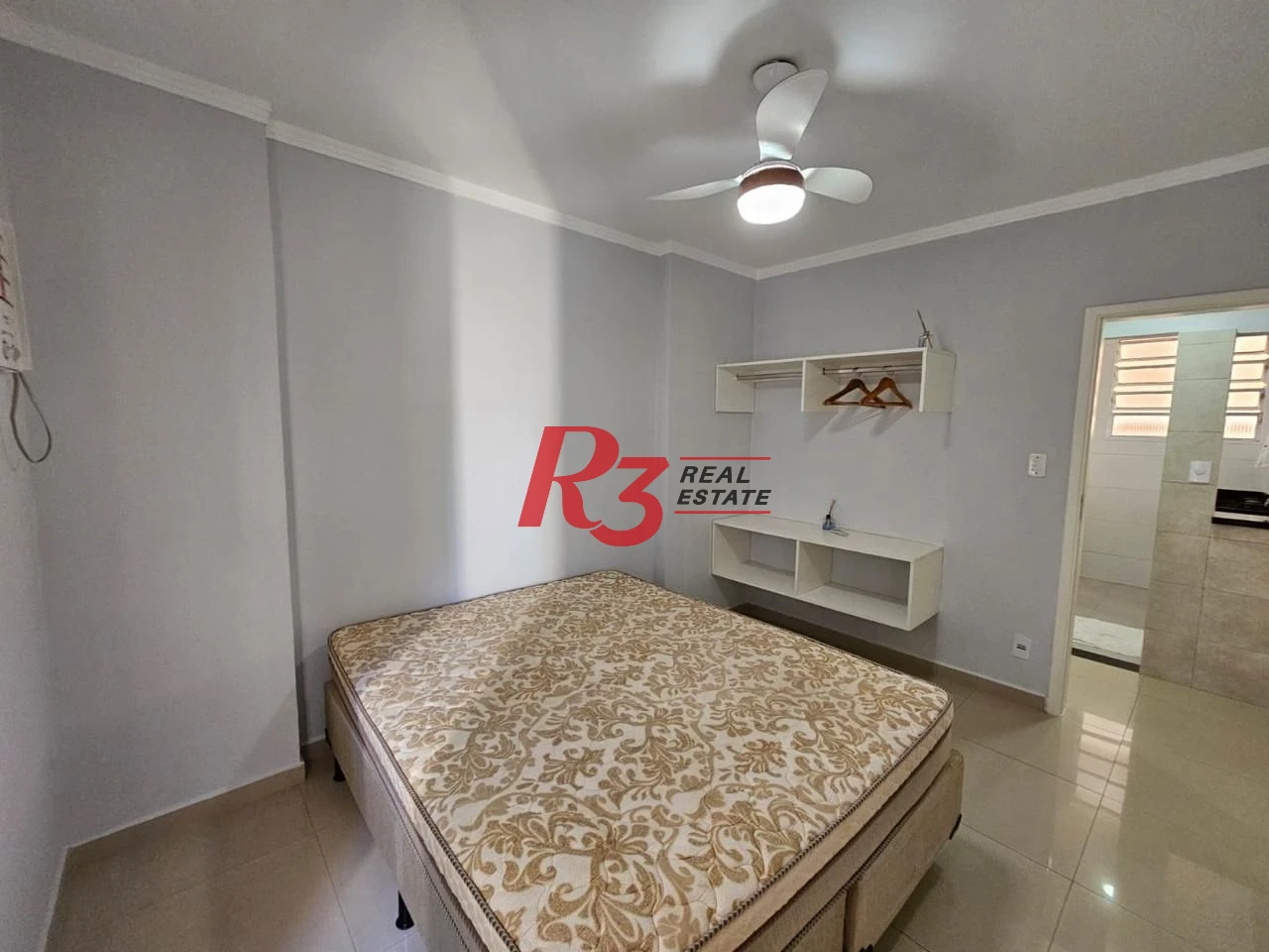 Apartamento com 1 dormitório para alugar, 63 m² por R$ 3.000,02/mês - José Menino - Santos/SP