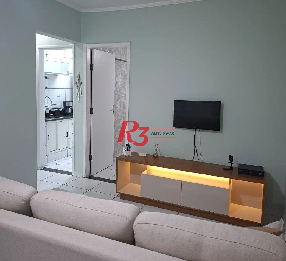 Apartamento com 1 dormitório para alugar, 46 m² por R$ 4.500,01/mês - Ponta da Praia - Santos/SP