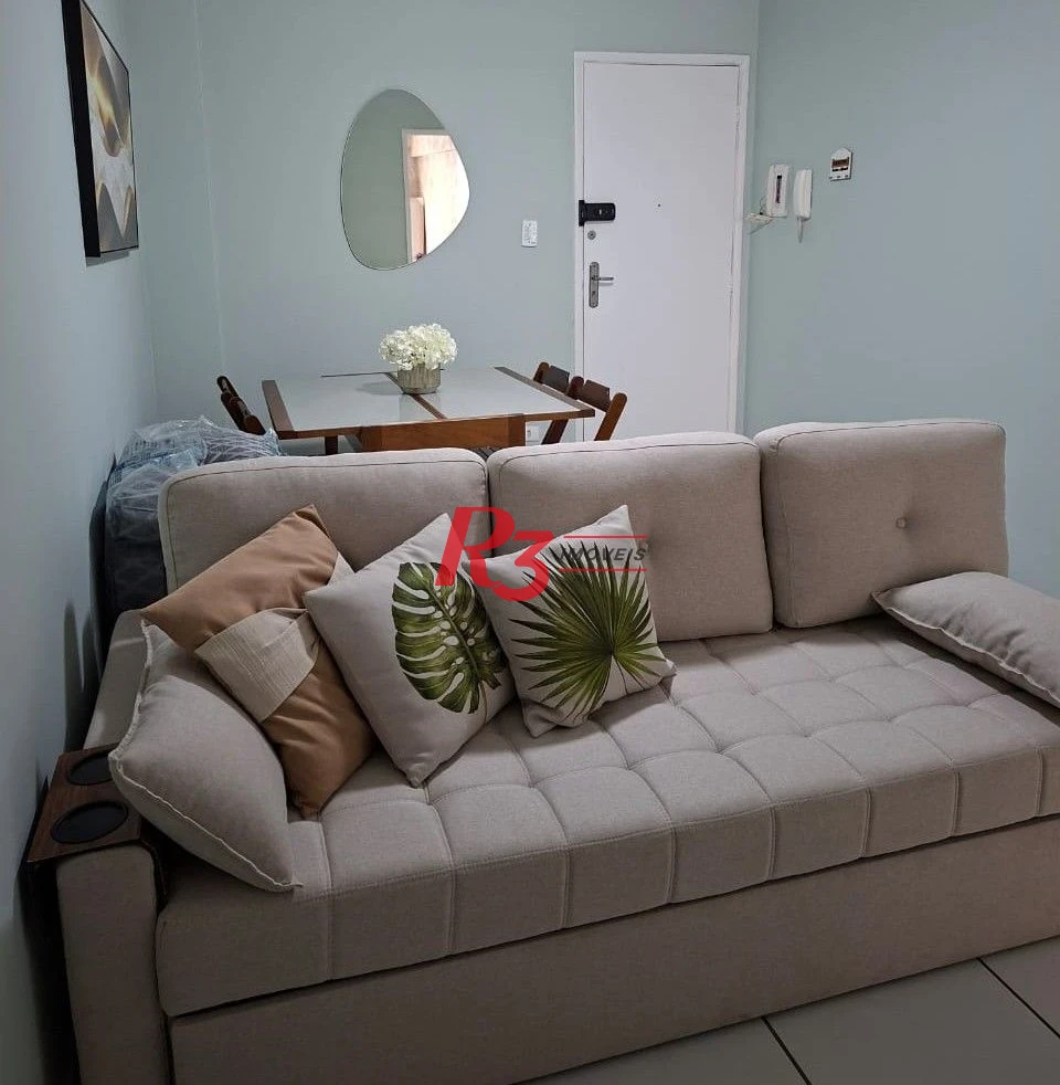 Apartamento com 1 dormitório para alugar, 46 m² por R$ 4.500,01/mês - Ponta da Praia - Santos/SP