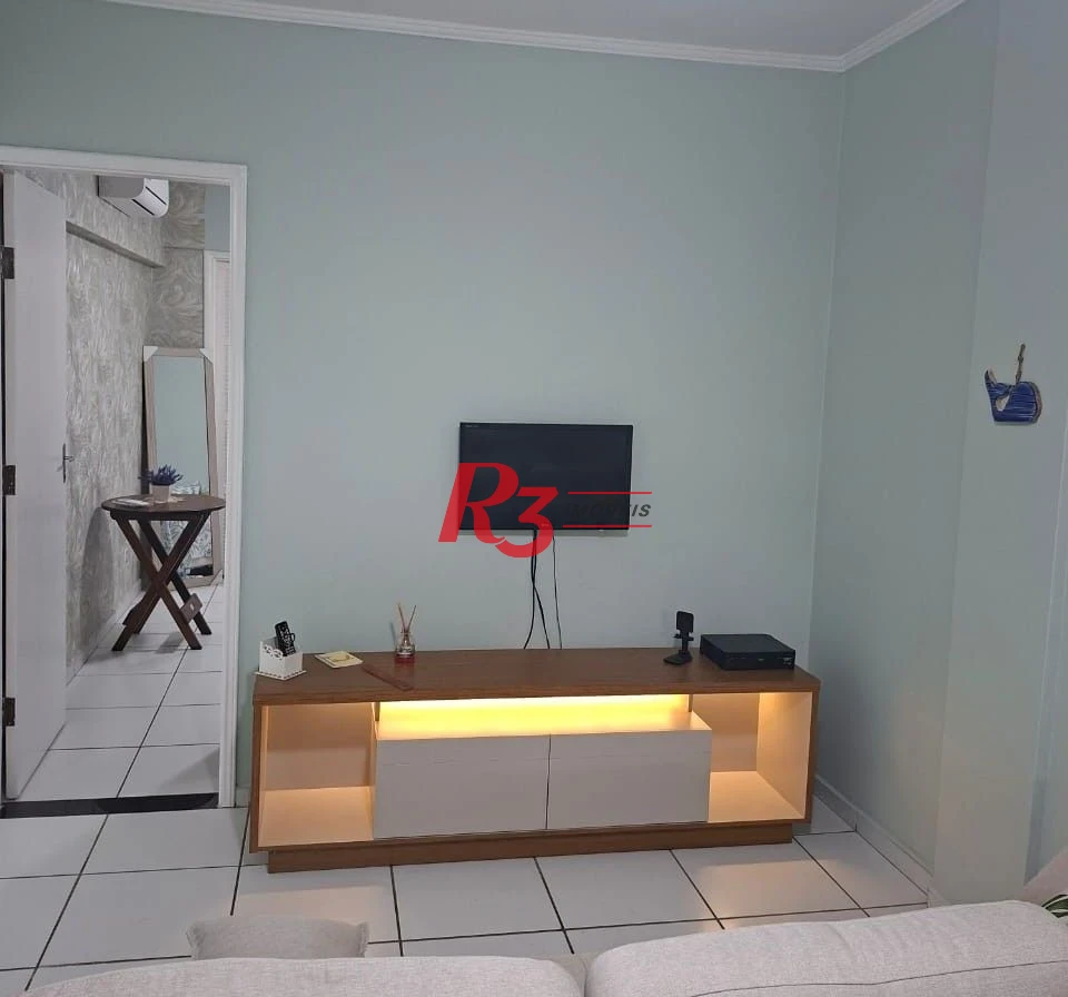 Apartamento com 1 dormitório para alugar, 46 m² por R$ 4.500,01/mês - Ponta da Praia - Santos/SP