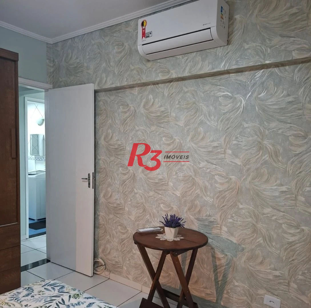 Apartamento com 1 dormitório para alugar, 46 m² por R$ 4.500,01/mês - Ponta da Praia - Santos/SP