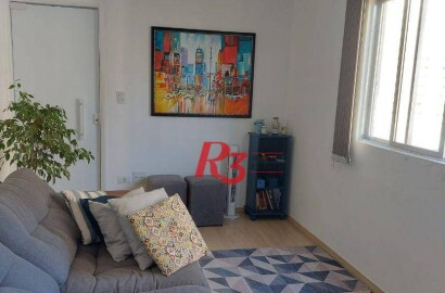 Apartamento com 1 dormitório à venda, 47 m² - Centro - São Vicente/SP