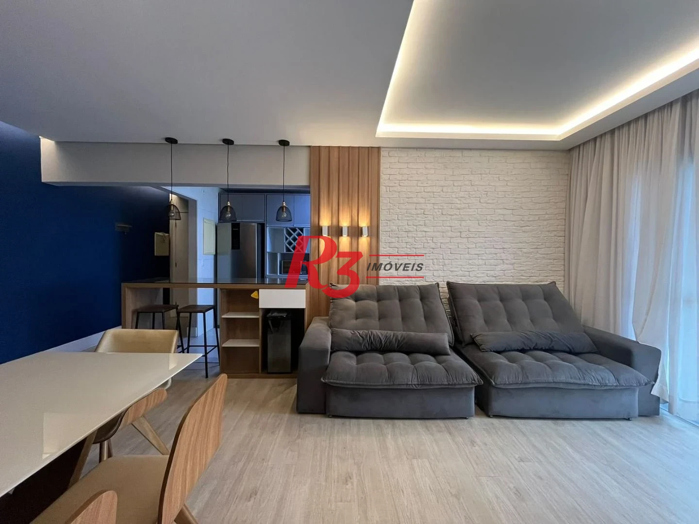 Apartamento com 2 dormitórios para alugar, 84 m² por R$ 8.500,00/mês - Boqueirão - Santos/SP