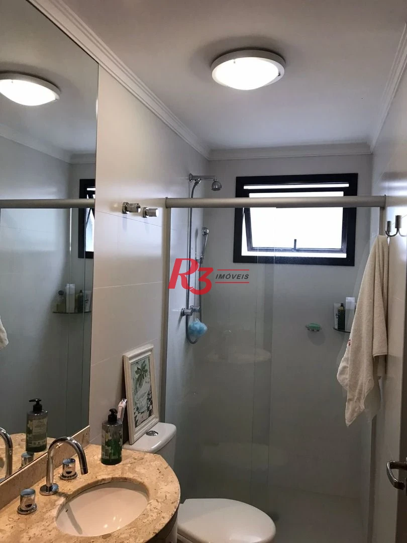 Apartamento com 2 dormitórios à venda, 85 m² - Gonzaga - Santos/SP