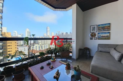 Apartamento com 4 dormitórios à venda, 184 m² por R$ 1.250.000,00 - Boqueirão - Santos/SP