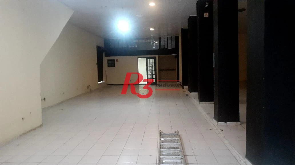Ampla loja comercial para alugar, 520m², Encruzilhada- Santos/SP