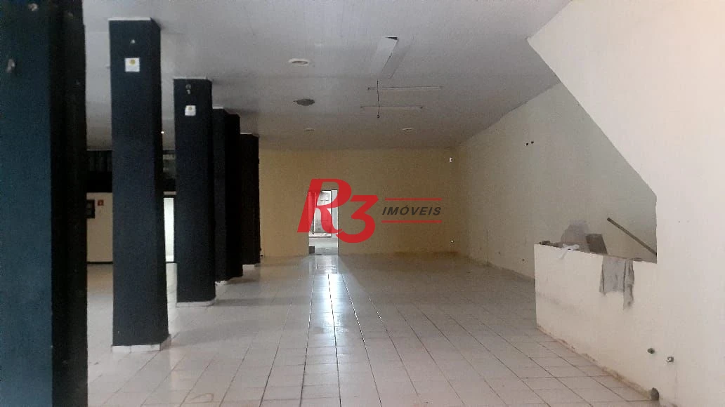 Ampla loja comercial para alugar, 520m², Encruzilhada- Santos/SP