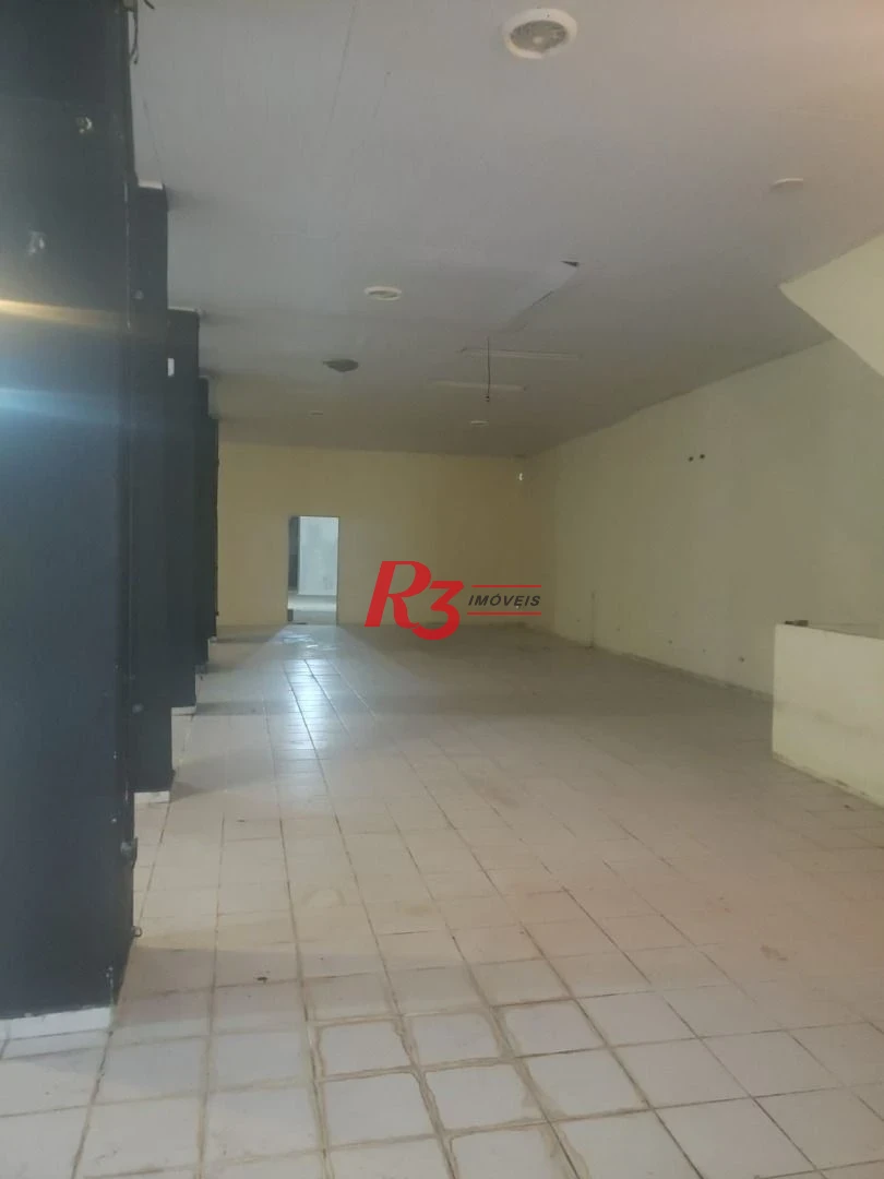 Ampla loja comercial para alugar, 520m², Encruzilhada- Santos/SP