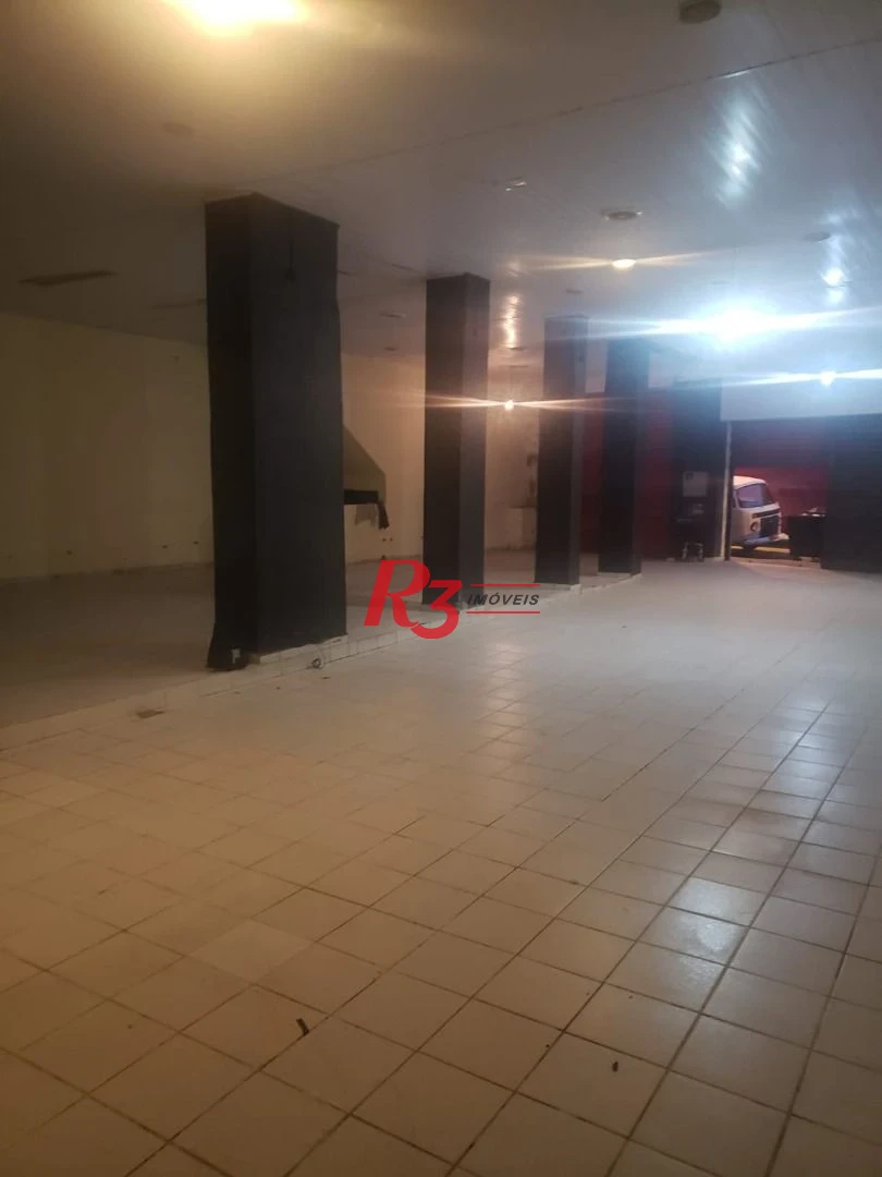 Ampla loja comercial para alugar, 520m², Encruzilhada- Santos/SP