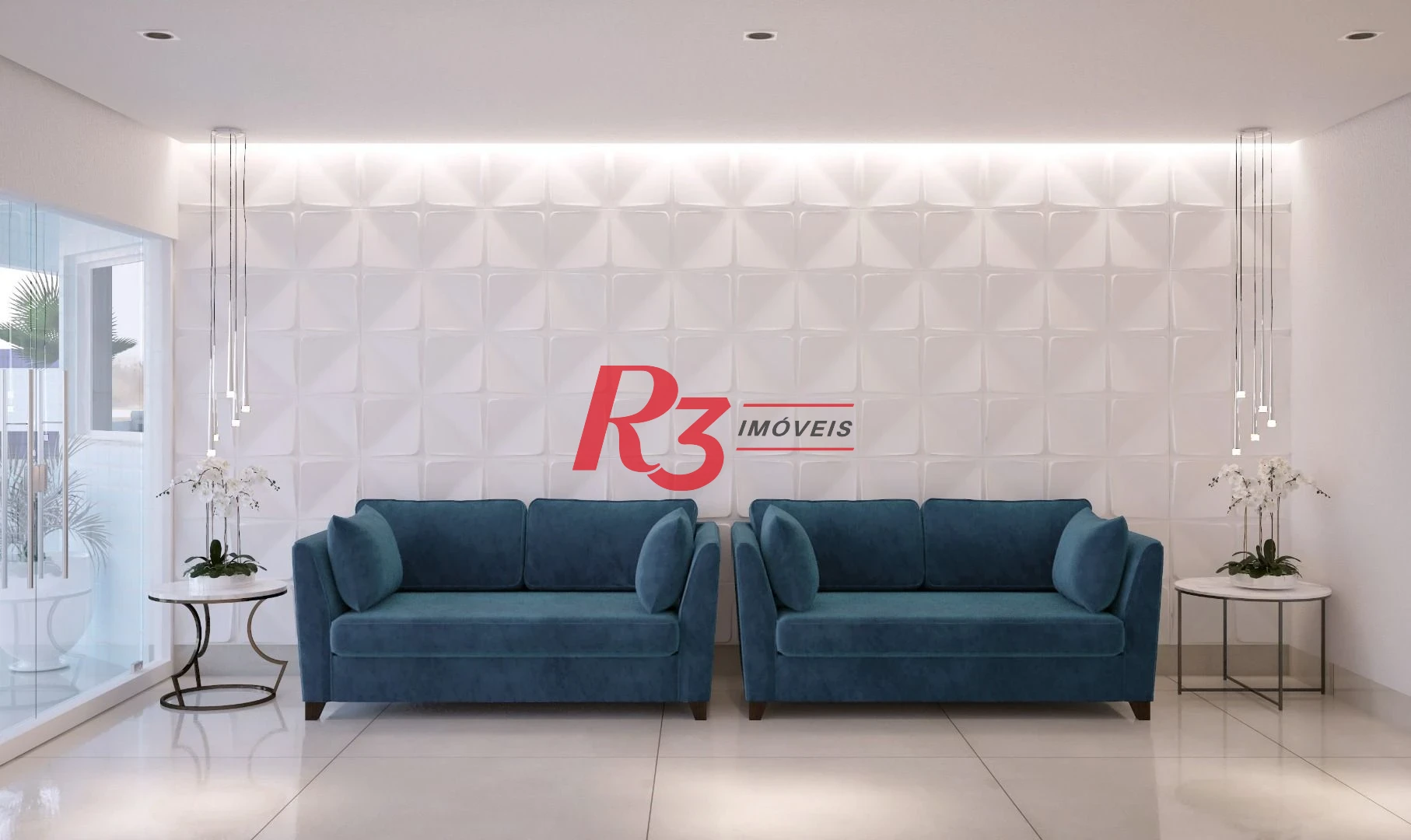 Apartamento com 3 dormitórios à venda, 93 m² por R$ 620.000,00 - Vila Tupi - Praia Grande/SP