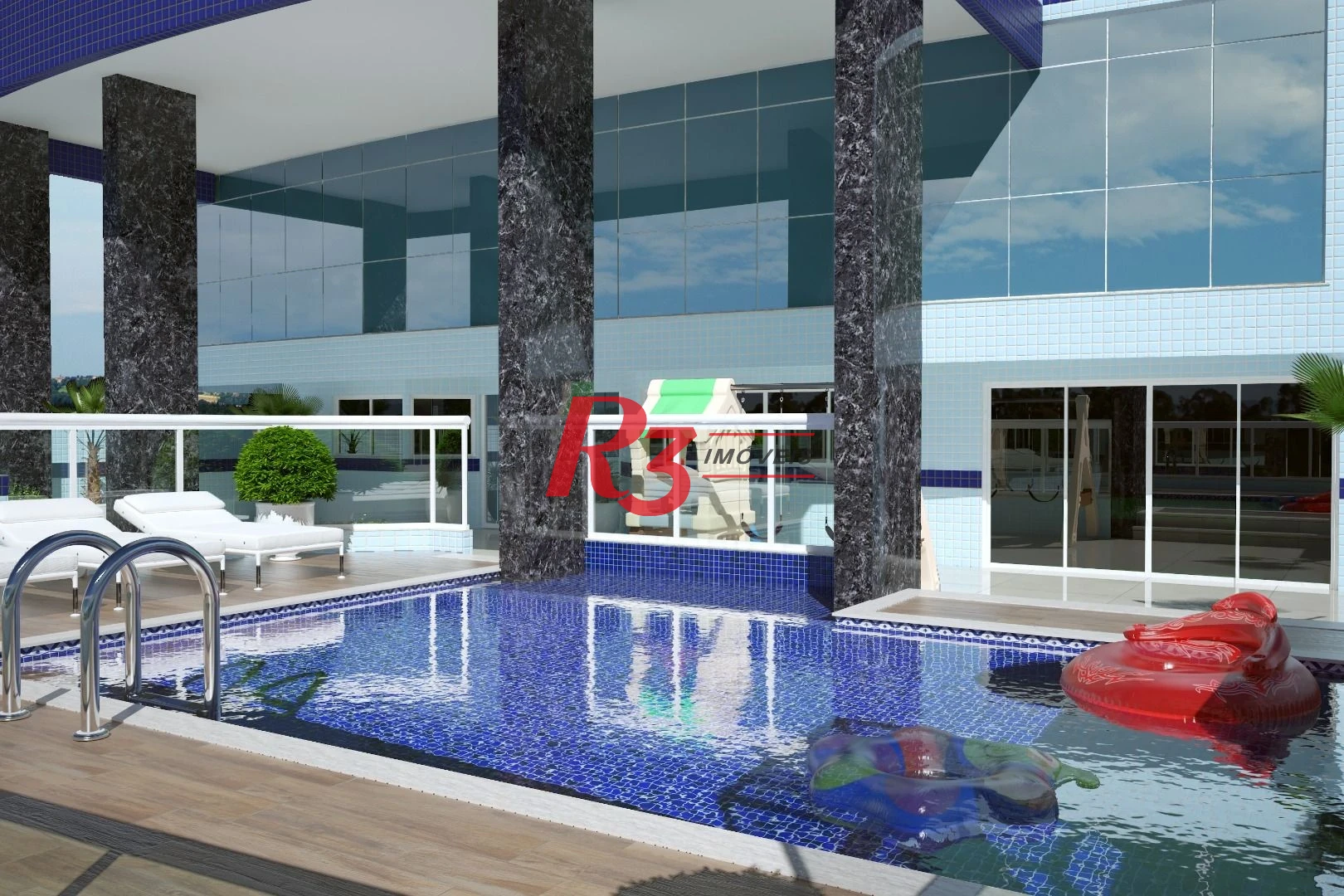Apartamento com 3 dormitórios à venda, 93 m² por R$ 620.000,00 - Vila Tupi - Praia Grande/SP