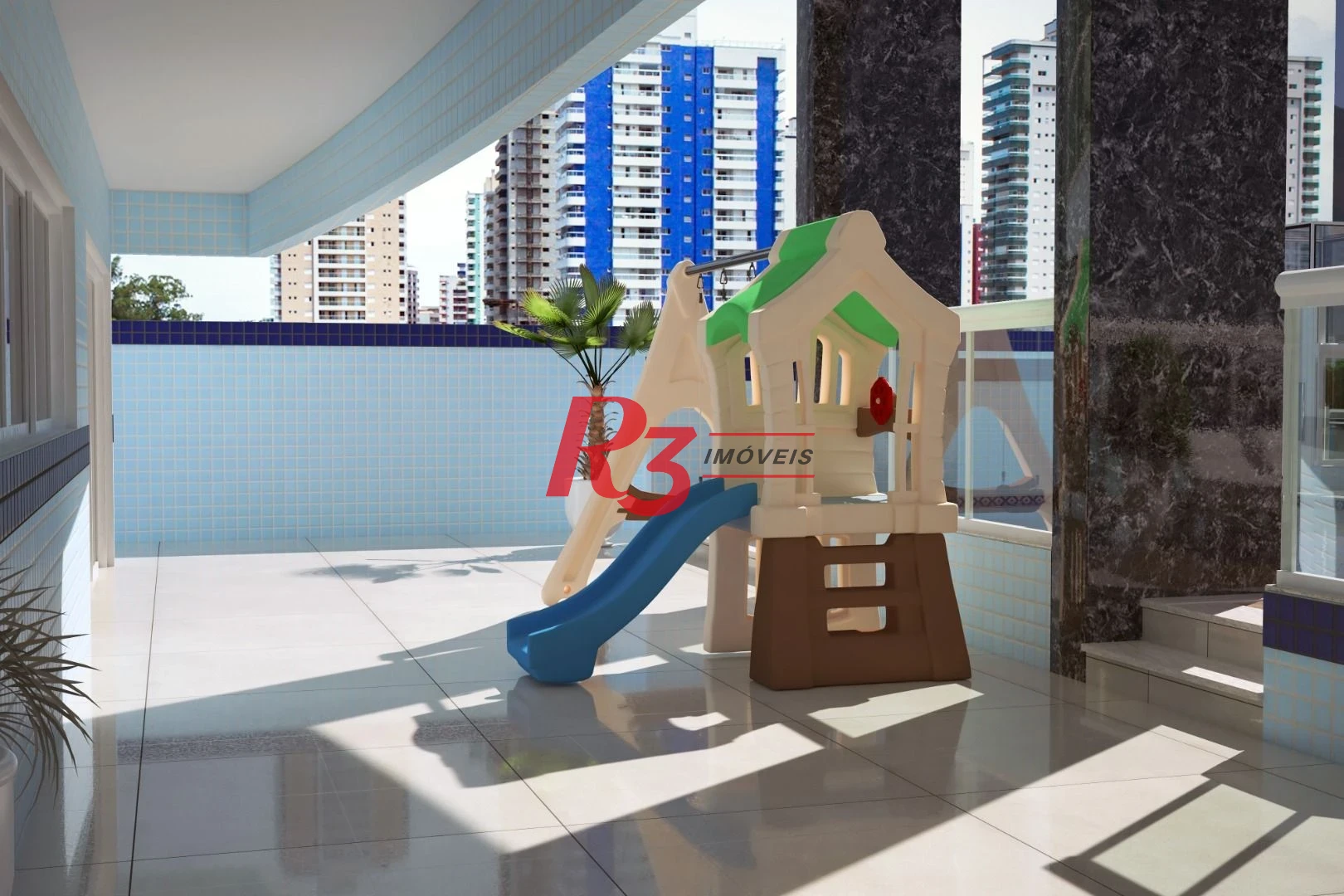 Apartamento com 3 dormitórios à venda, 93 m² por R$ 620.000,00 - Vila Tupi - Praia Grande/SP