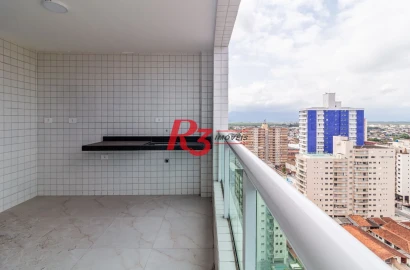 Apartamento com 3 dormitórios à venda, 93 m² por R$ 620.000,00 - Vila Tupi - Praia Grande/SP