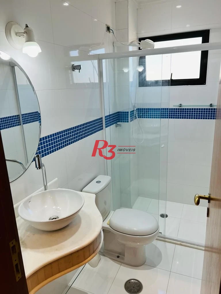 Apartamento com 3 dormitórios à venda, 102 m² por R$ 745.000,00 - Embaré - Santos/SP