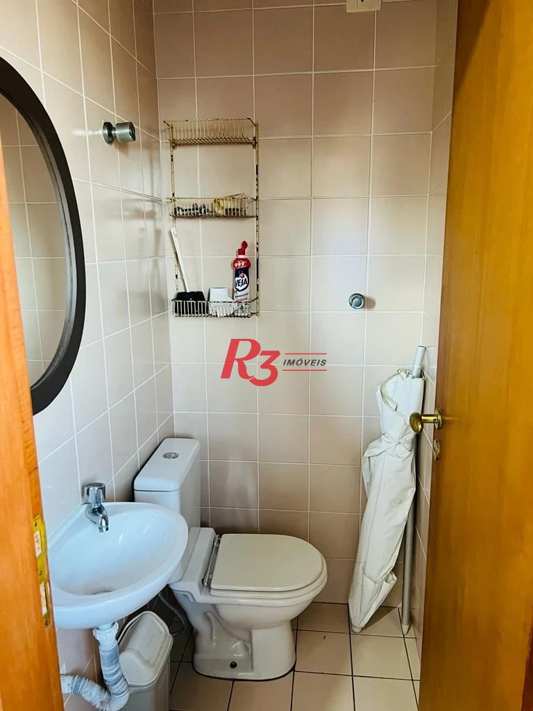 Apartamento com 3 dormitórios à venda, 102 m² por R$ 745.000,00 - Embaré - Santos/SP