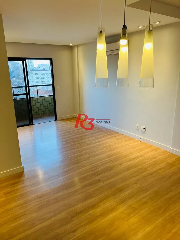 Apartamento com 3 dormitórios à venda, 102 m² por R$ 745.000,00 - Embaré - Santos/SP