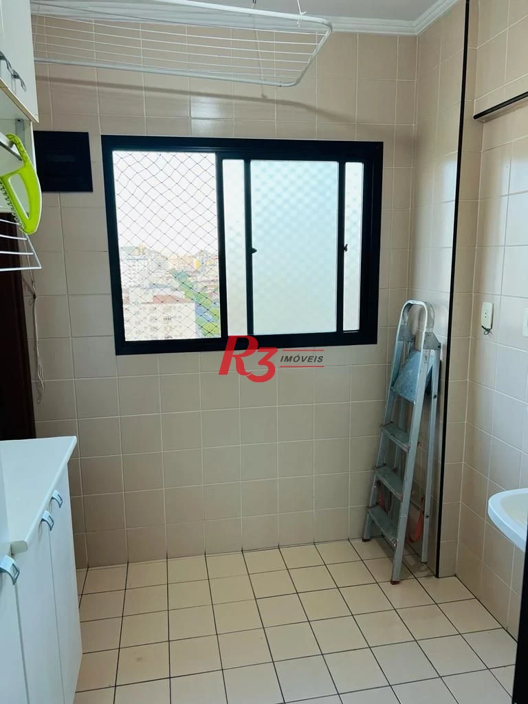 Apartamento com 3 dormitórios à venda, 102 m² por R$ 745.000,00 - Embaré - Santos/SP