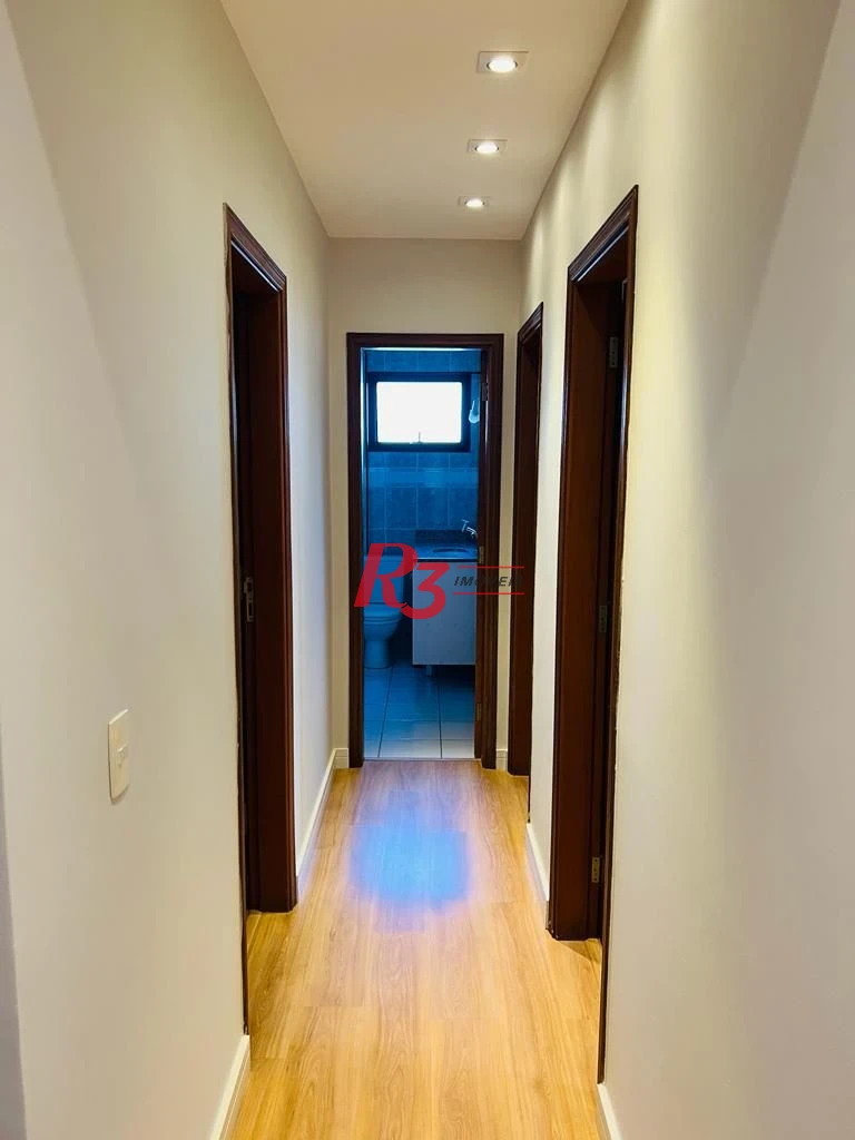 Apartamento com 3 dormitórios à venda, 102 m² por R$ 745.000,00 - Embaré - Santos/SP