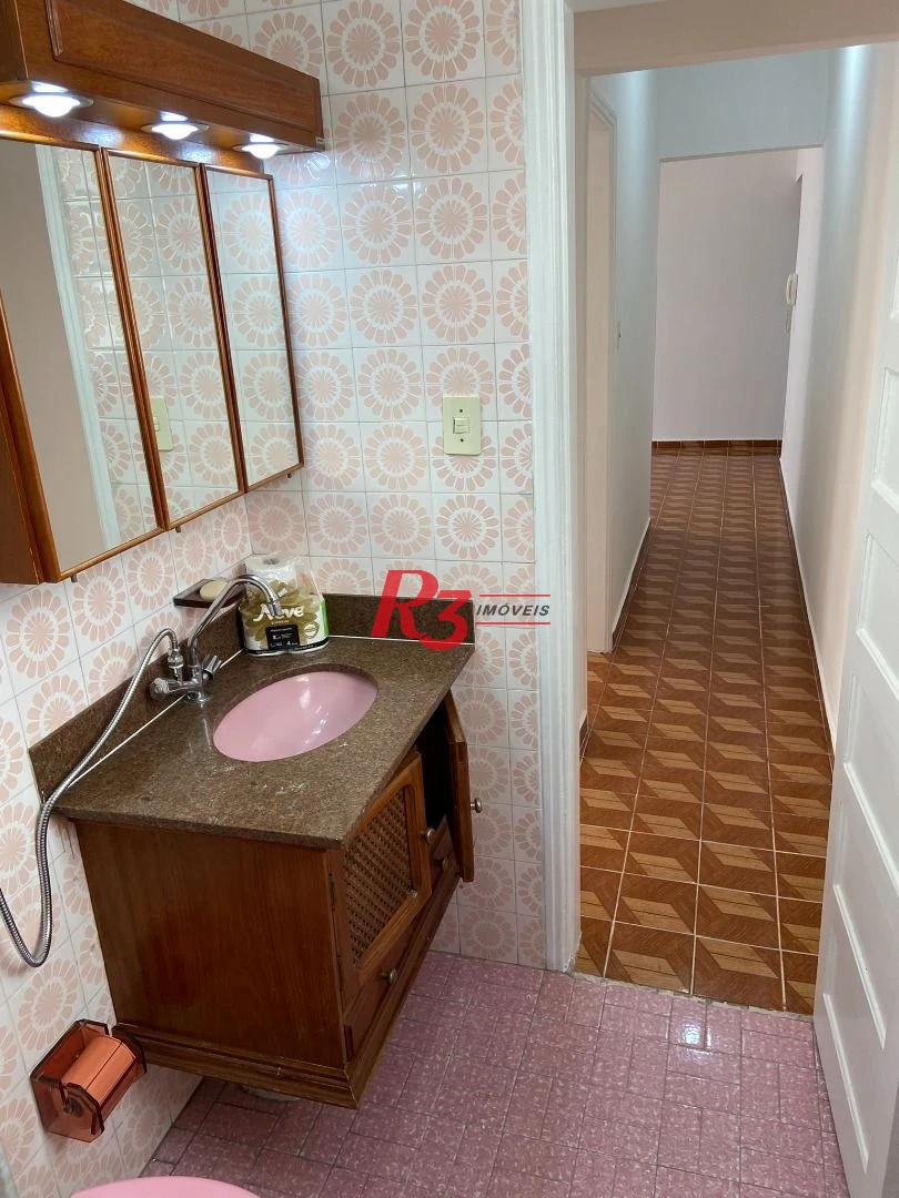Apartamento à venda, 2 dorm, garagem fechada, Campo Grande, Santos SP