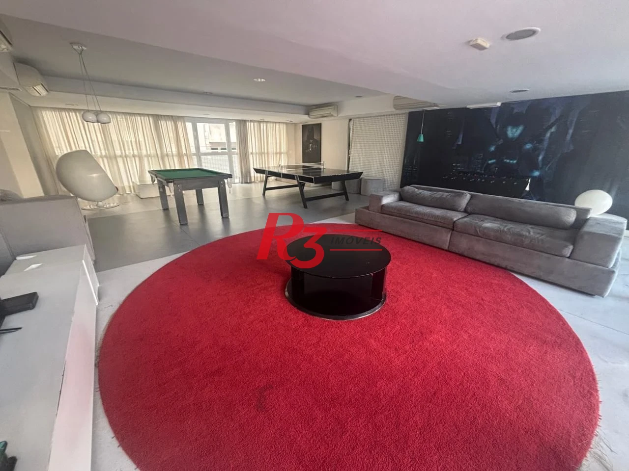 Apartamento Duplex com 1 dormitório para alugar, 60 m² por R$ 6.320,00/mês - Gonzaga - Santos/SP