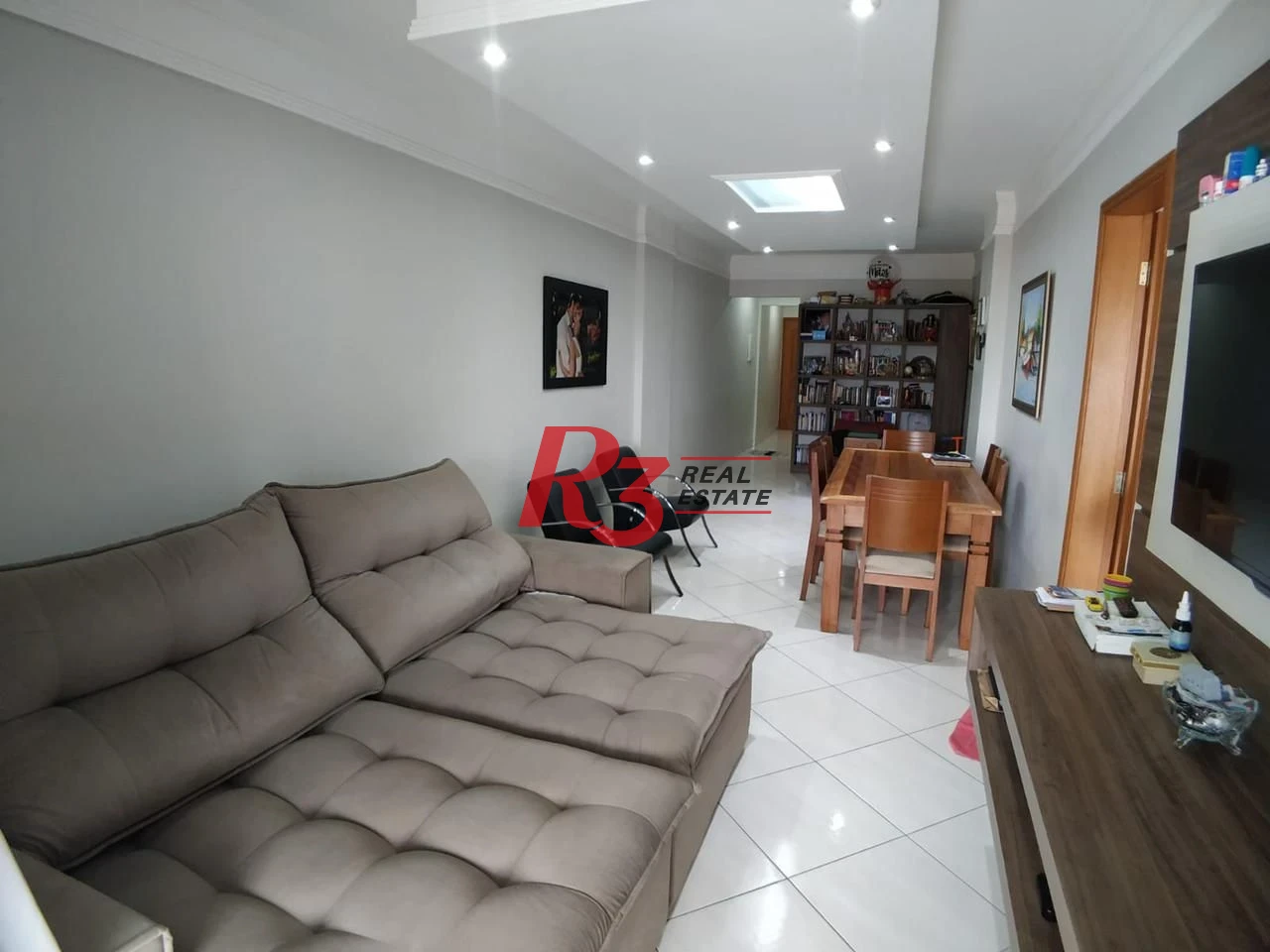 Apartamento com 3 dormitórios à venda, 116 m² por R$ 636.000,00 - Guilhermina - Praia Grande/SP