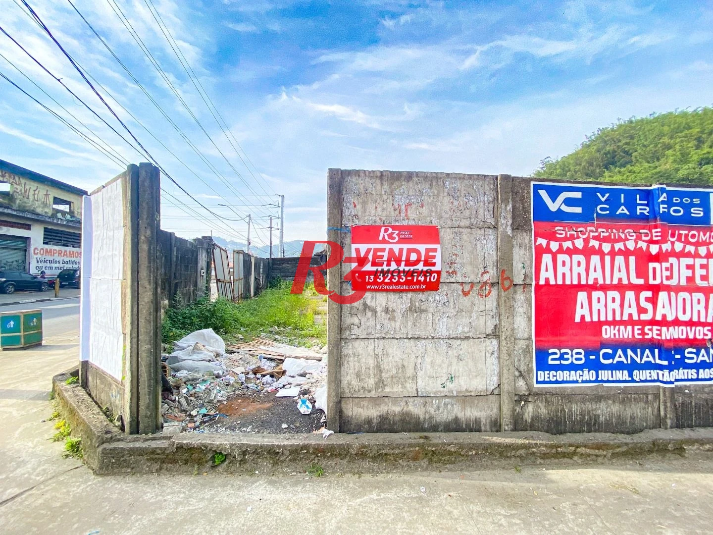 Terreno à venda, 578 m² por R$ 2.000.000,00 - Chico de Paula - Santos/SP