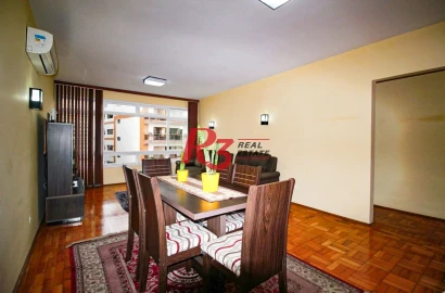 Apartamento com 3 dormitórios à venda, 156 m² por R$ 950.000,00 - Gonzaga - Santos/SP