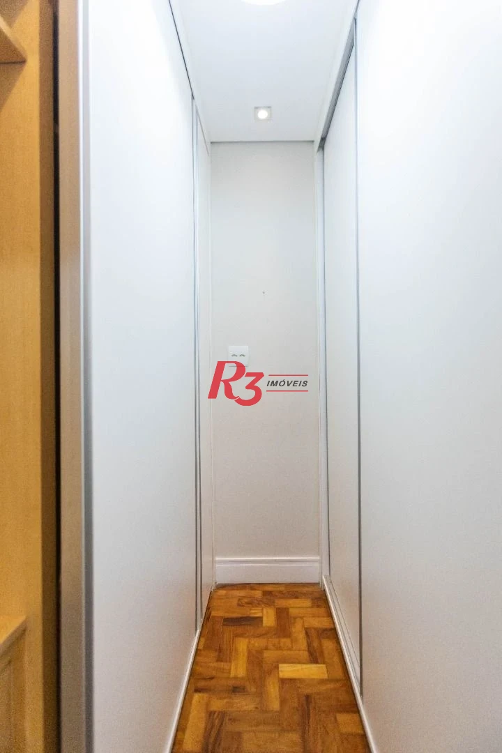 Apartamento com 3 dormitórios para alugar, 130 m² por R$ 6.991,46/mês - Embaré - Santos/SP