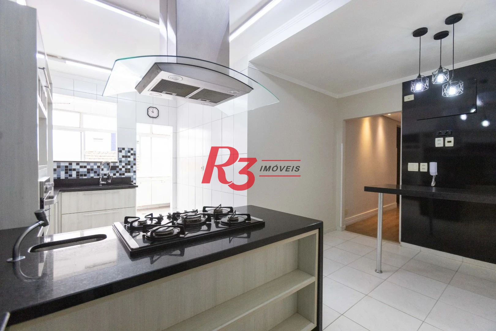Apartamento com 3 dormitórios para alugar, 130 m² por R$ 6.991,46/mês - Embaré - Santos/SP