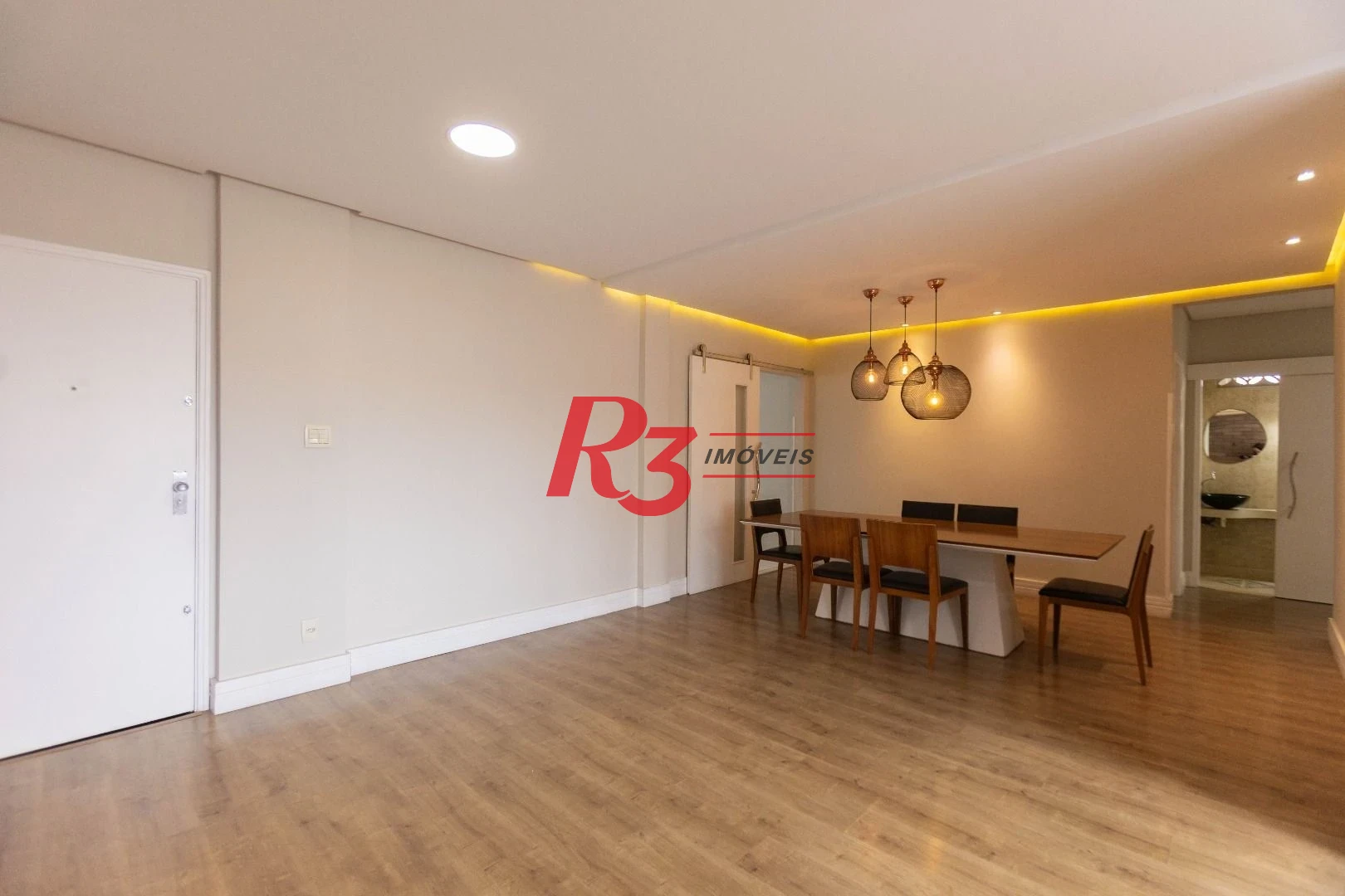 Apartamento com 3 dormitórios para alugar, 130 m² por R$ 6.991,46/mês - Embaré - Santos/SP