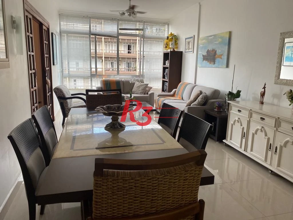 Apartamento com 3 dormitórios à venda, 140 m² - Boqueirão - Santos/SP