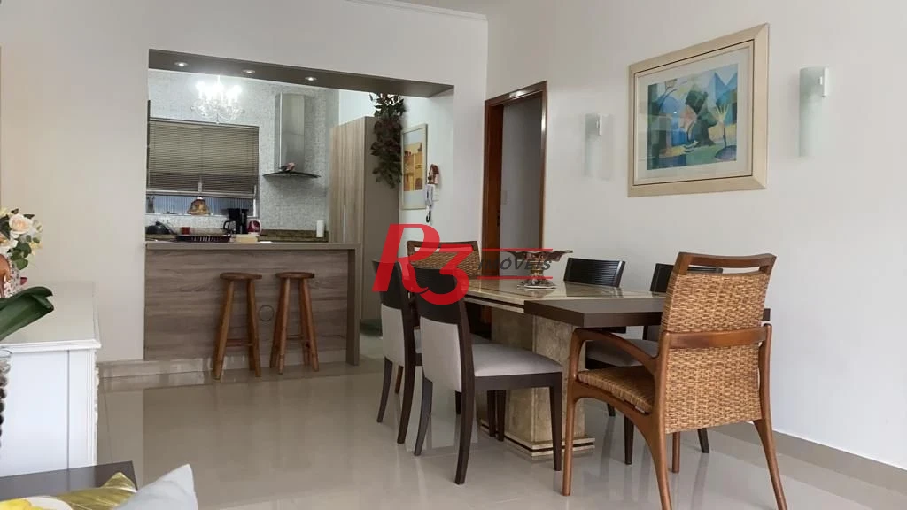 Apartamento com 3 dormitórios à venda, 140 m² - Boqueirão - Santos/SP