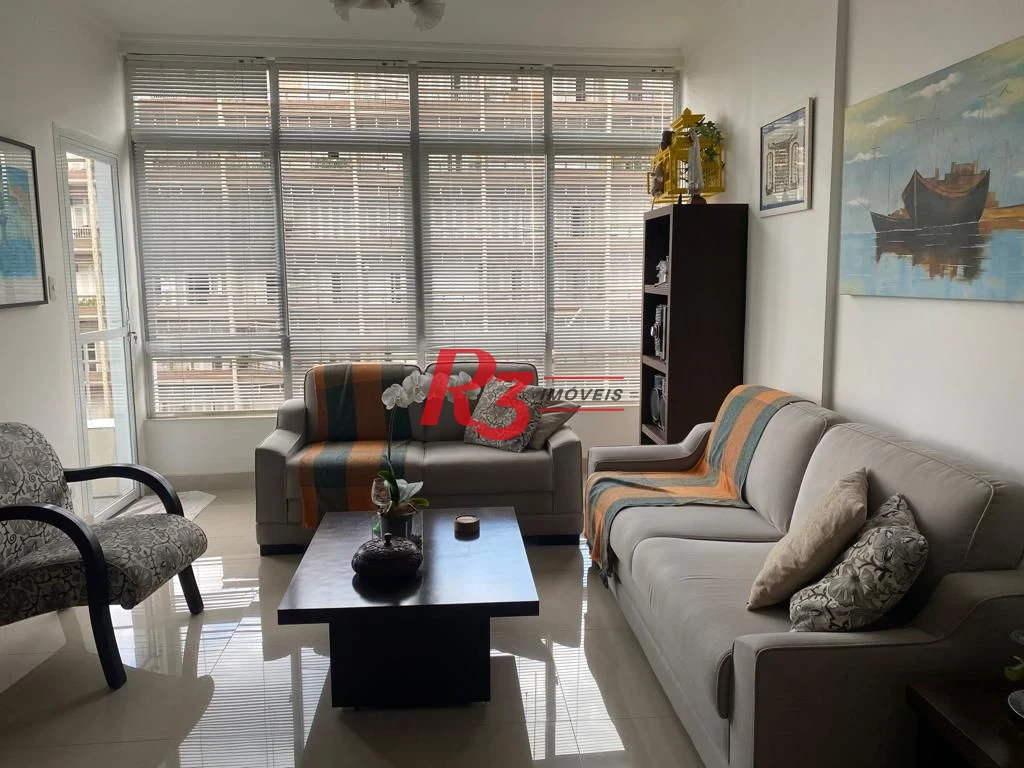 Apartamento com 3 dormitórios à venda, 140 m² - Boqueirão - Santos/SP