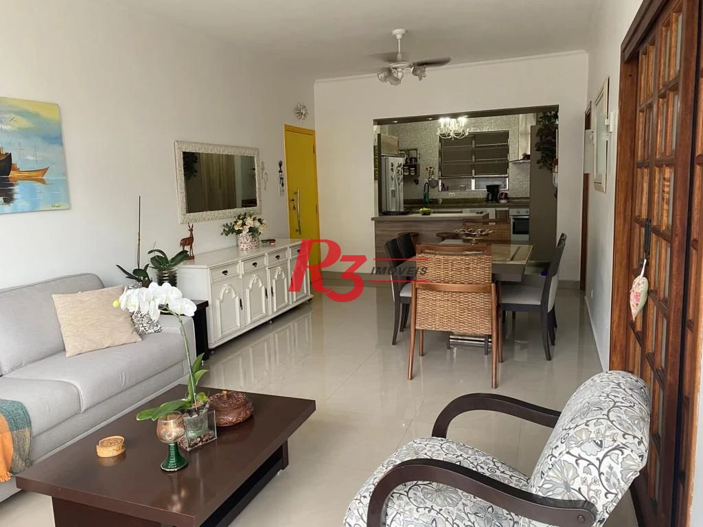 Apartamento com 3 dormitórios à venda, 140 m² - Boqueirão - Santos/SP