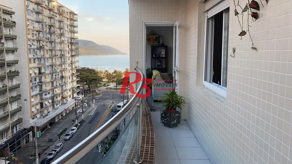 Apartamento com 3 dormitórios à venda, 140 m² - Boqueirão - Santos/SP