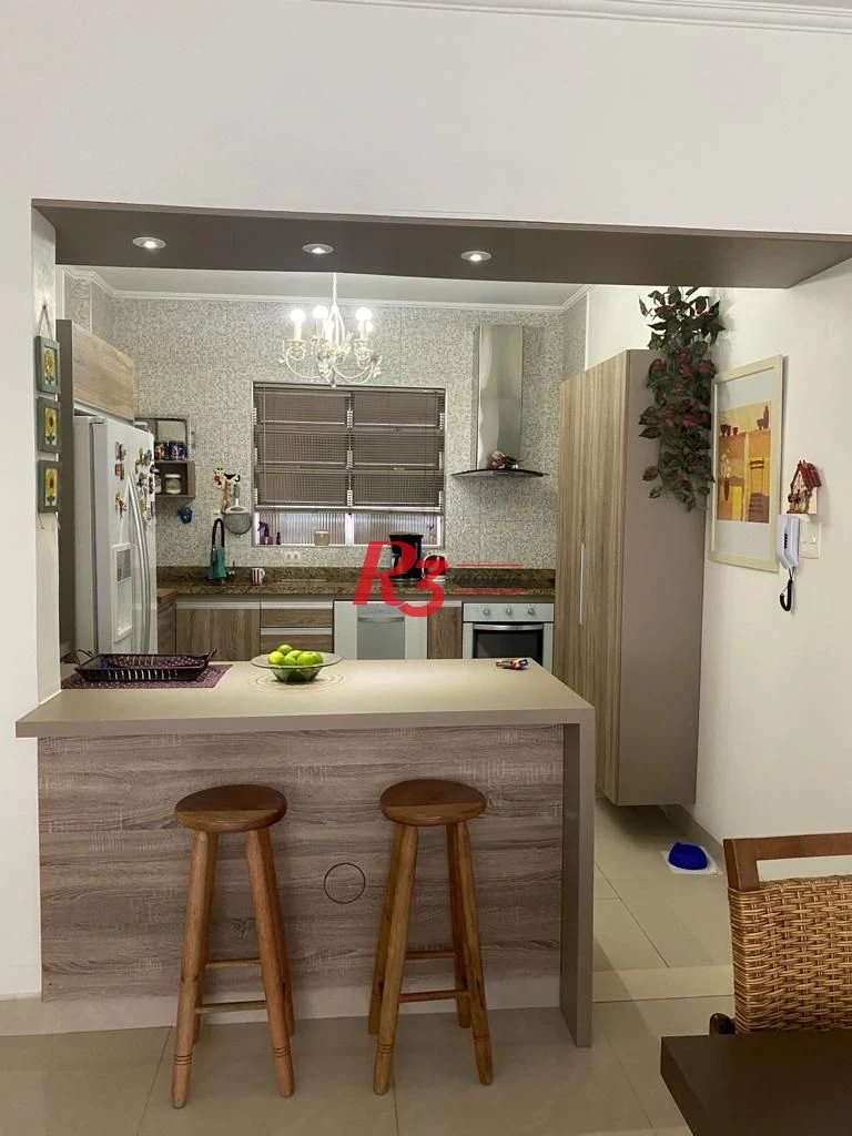Apartamento com 3 dormitórios à venda, 140 m² - Boqueirão - Santos/SP