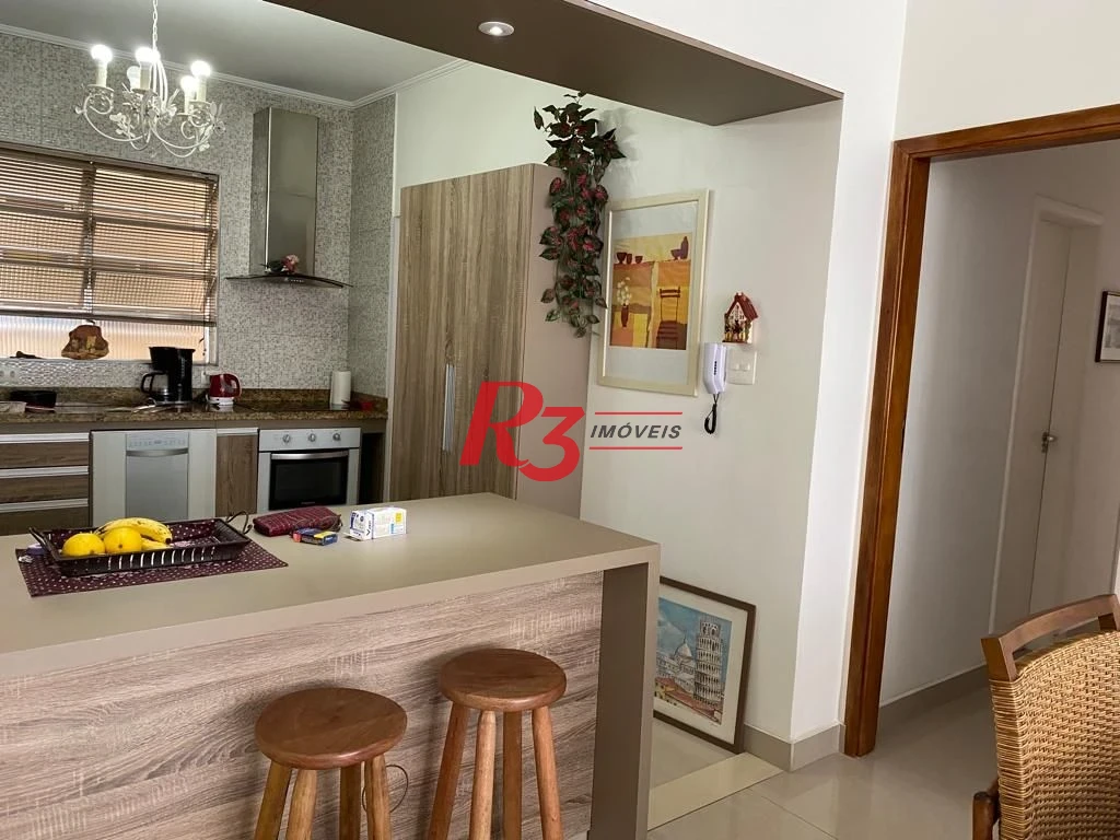 Apartamento com 3 dormitórios à venda, 140 m² - Boqueirão - Santos/SP