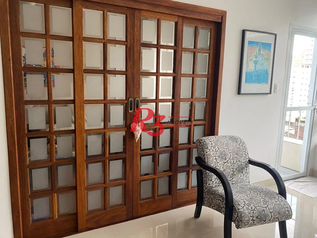 Apartamento com 3 dormitórios à venda, 140 m² - Boqueirão - Santos/SP