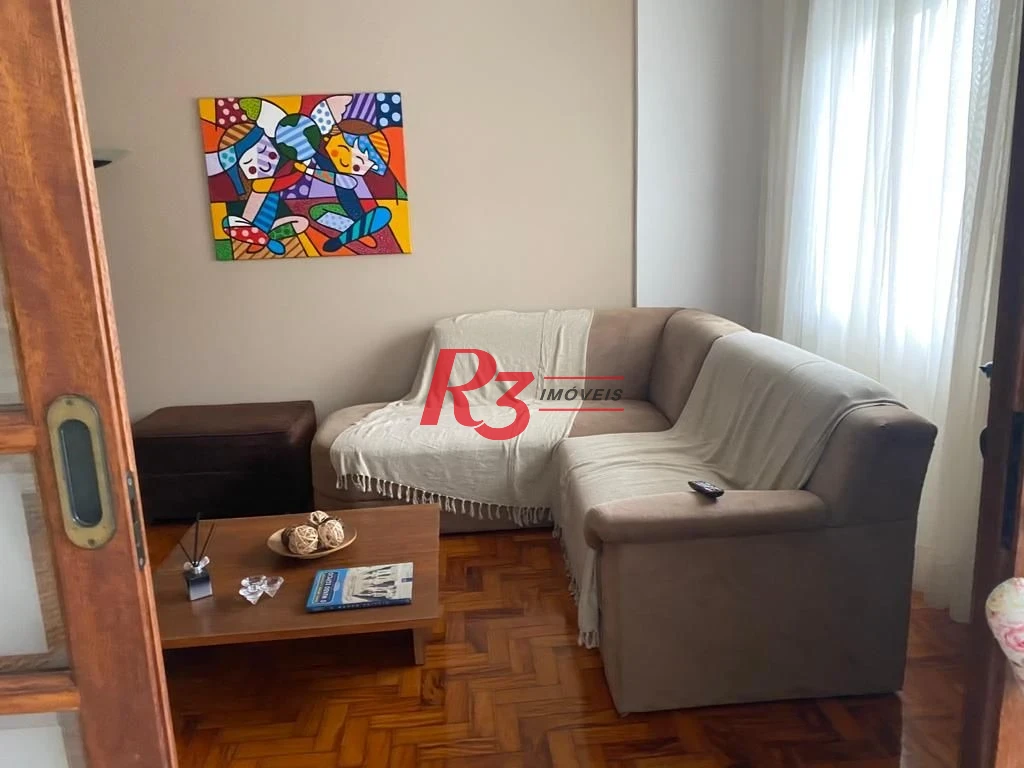 Apartamento com 3 dormitórios à venda, 140 m² - Boqueirão - Santos/SP